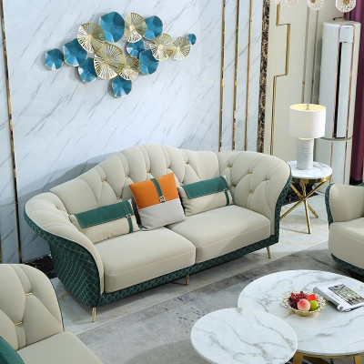 Dreisëtzer Design Sofa 3-Sëtzer Couch Polster Garnitur Canapéen Couchen