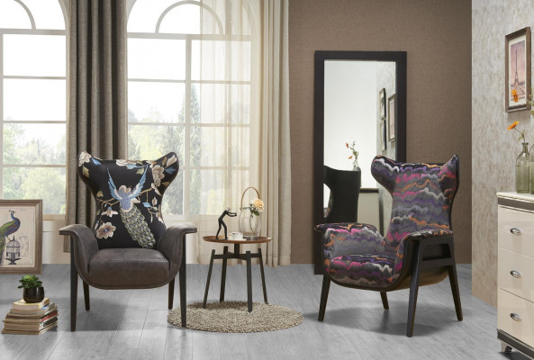 Sëtzdesign Schléißen Relax Club Lounge Einsëtzeger Polster Stoff Textil
