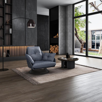 Sessel Design Gro Metall Relax Club Lounge Eenzëger Polster Stoff Lieder