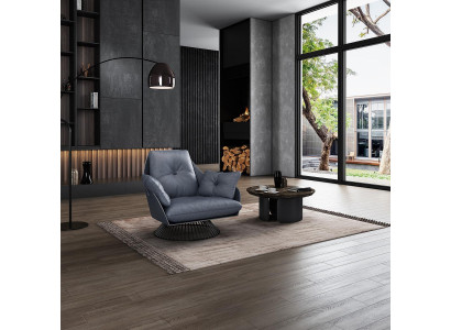 Sessel Design Gro Metall Relax Club Lounge Eenzëger Polster Stoff Lieder