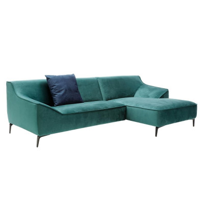 Wunnlandschaft L-förmeg Ecksofa Sofa Couch Polster Eck Garnitur Stoff Sofas Nei