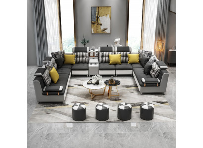 Liedersofa Eckssofa U-Form Modern Sofa Liedersofa Eckssofa Polster