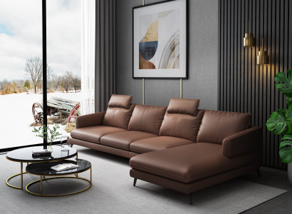 Sofa L-Form Liederdivan Couch Wunnlandschaft Ecksofa Garnitur Modern Couchen Nei
