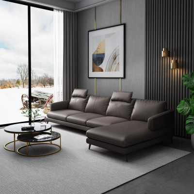 Sofa L-Form Liederdivan Couch Wunnlandschaft Ecksofa Garnitur Modern Couchen Nei