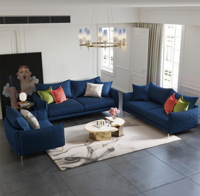 Liederdivan Divangarnituren Sëtz Polster Sofa Chouch Garnitur 3+2+1 Lieder Stëff