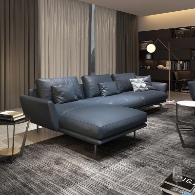 Sofa L-Form Liederbézuch Canapé Wunnlandschaft Garnitur Design Eckcanapé Modern Sofa