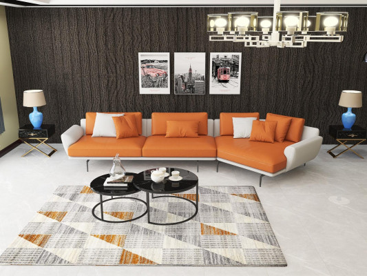 Eckcouch L-Form Stoff Canapé Wunnlandschaft Garnitur Design Modern Sofa Neit Sofas