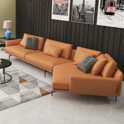 Ecksofa L-Form Stoff Couch Wunnlandschaft Garnitur Design Modern Sofa Trapez Nei