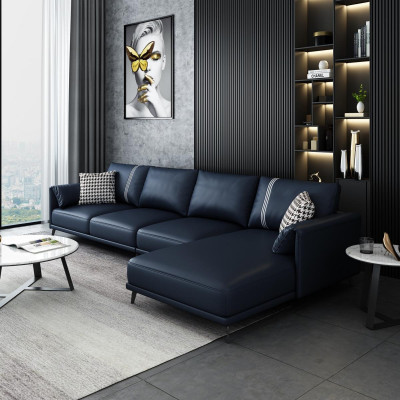 Héichwäerteg Eckeckcouch Wunnlandschaft Ecks Sofa L-Form Lieder Couch Garnitur Sofa Neit