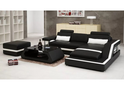 Wohnlandschaft Designer Canapé Eckcanapé L-Form Modern Canapé Eckgarnitur
