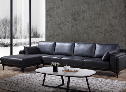 Sofa Design Ecksofa L-Form Liederdivan Canapé Wunnlandschaft Garnitur Modern Sofas