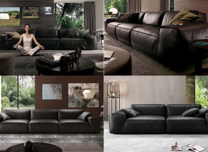 Sofa Garnitur 3+2+1 Sëtzer Wunnlandschaft Sofa Couch Sofas Polster Garnitur Lieder