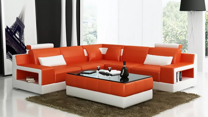 Canapé Liederkanapé Eckkanapé Polster Ecke Garnitur Polster Couch Garnitur Wunnlandschaft