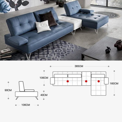 Wunnlandschaft Couch Polster Textil Stoffer Lieder Sëtz Garnitur Eck L-Form Ecksott.