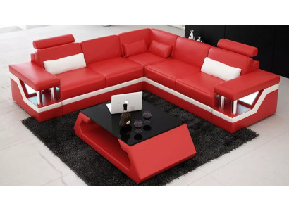 Wunnlandschaft Sofa Garnitur Eckgarnitur Lieder-Sofa Polster Polster Couch