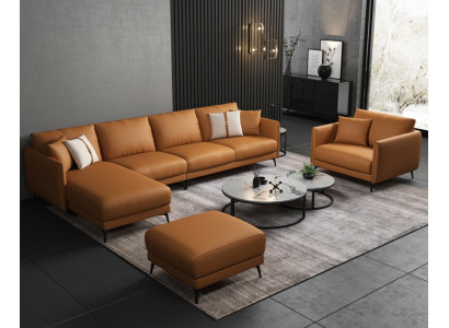 Wunnlandschaft Garnitur Design Modern Sofas Modern Ecksofa Ledersofa Canapé Neit