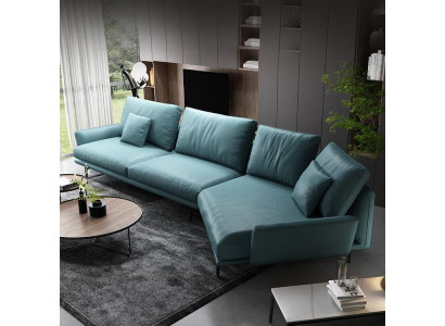 Ecksofa L-Form Modern Sofa Deko Ledersofa Ecksofa Polstersofe Wunnlandschaft