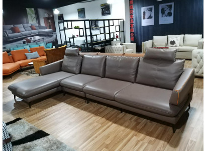 Ecksofa Eckcouch Sofa Polster Eck Couch Lieder Luxus Wunnzëmmer Eckgarnitur