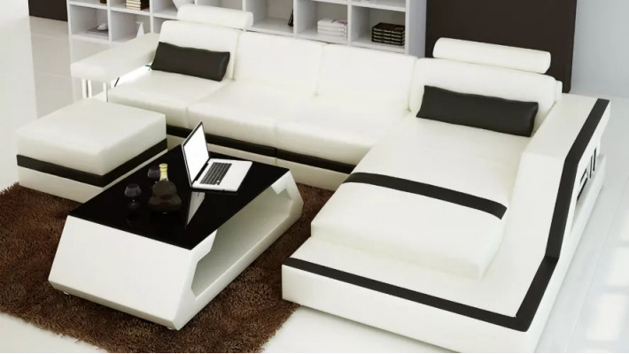 Ledercouch Eckcouch L-Form Modern Couch Ledercouch Eckcouch Polster
