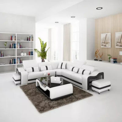 Ledersofa Design Sofa Ecksofa L Form Modern Ecksofa Polster.