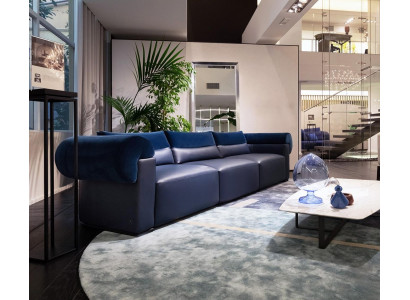 Grouss Sofa Canapé 4-Sëtzer Véier Couch Polster Sëtz Sofas Couch Lieder Véiersëtzer