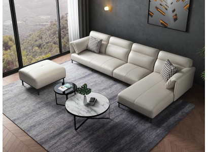 Eck Ecksofa L-Form Wunnlandschaft Sofa Polster Couch Garnitur Stoff Sofae Lieder