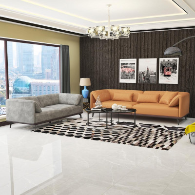 Couchgarnitur 4+3+2 Liederdivan Couch Wunnlandschaft Garnitur Design Modern Sofa