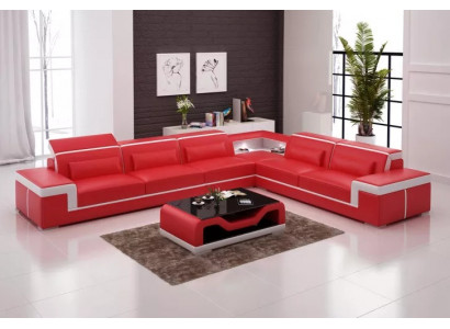 Liederpolster Design Eckschnëss Wunnzëmmer Ecksëtza Stee Couch Sofa L Form Wunnlandschaft