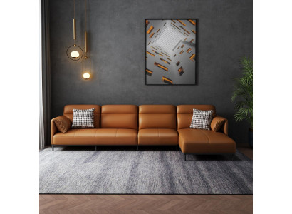 Wunnzëmmer Liederpolster Design Ecke-Sofa Eckcouch Couch Sofa L-Form