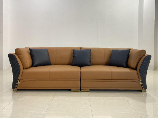 Canapé Këssen Design Sofa Modern 4-Plaz Sofa Wunnzëmmer Deko Miwwelen