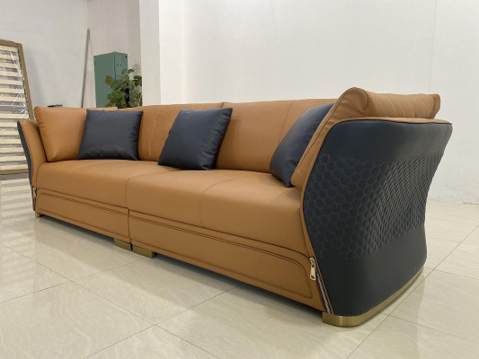 Canapé Këssen Design Sofa Modern 4-Plaz Sofa Wunnzëmmer Deko Miwwelen