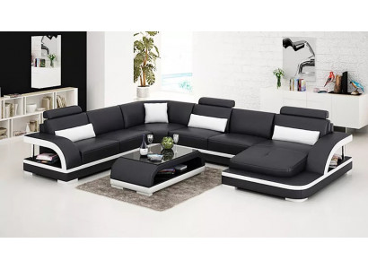 Design Ecksofa Wunnzëmmer Dekoratioun Miwwelen Modern Eckcouch Liederpolster Canapé
