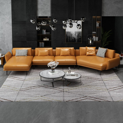 Sofa U-Form Lieder Wunnlandschaft Garnitur Design Modernsofa Canapé Sofas Türkis