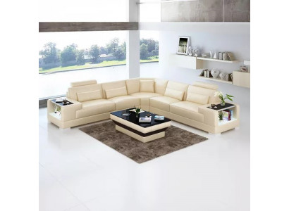 Design Wohnzimmer Sofa Miwwelen Eckcouch Ecksofa Liederpolster Couch