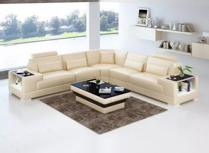 Design Wohnzimmer Sofa Miwwelen Eckcouch Ecksofa Liederpolster Couch
