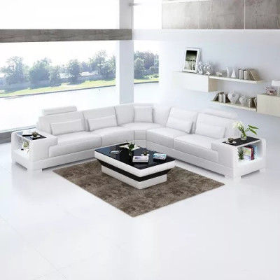 Design Wohnzimmer Sofa Miwwelen Eckcouch Ecksofa Liederpolster Couch