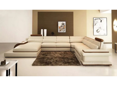 Modern Wunnzëmmer Design Ecksofa Miwwelen Eckcouch Liederpolster Couch