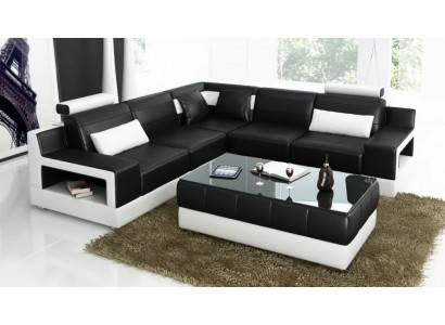 Wunnzëmmer Lieder XXL Canapé Landschaft Sofa modern Designer Eckpolster