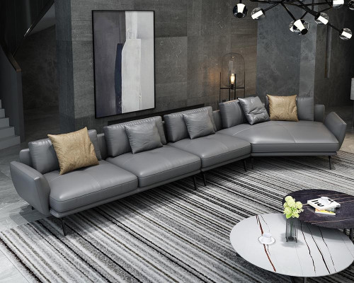 Wunnlandschaft u Form Liederdivan Polster Ecksofa Sofa Couch Lieder Textil USB nei