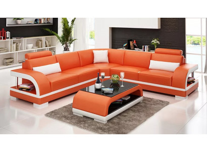 Wunnzëmmer Lieder XXL Canapé Sofa modern Designer Eckpolster Polster