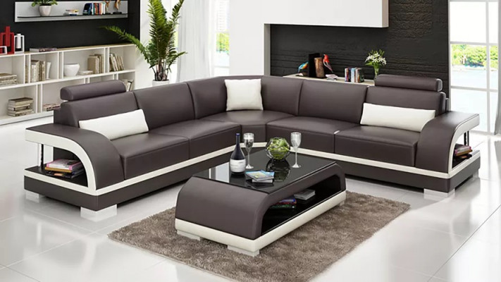 Wunnzëmmer Lieder XXL Canapé Sofa modern Designer Eckpolster Polster