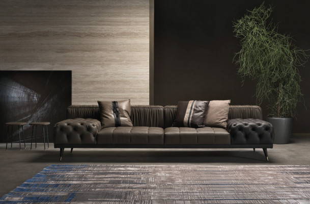 Wunnzëmmer Couche Polster Sofas Neien Véiersëtzer Neidesign Sofa 4 Sëtzer