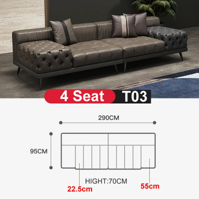 Wunnzëmmer Couche Polster Sofas Neien Véiersëtzer Neidesign Sofa 4 Sëtzer