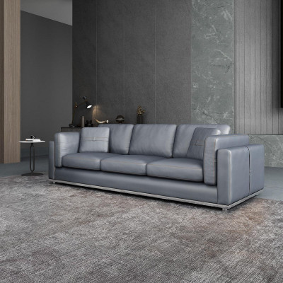 Sofa 4 Sëtzer Sofas Luxus Polstersofas Ledersofas Luxus Designer Couch Neit Sofa