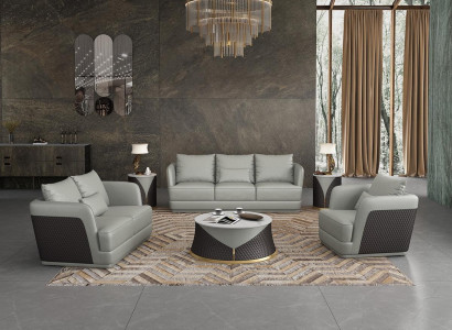 Sëtzkombinatioun 3 1 Sëtzer Set Design Sofa Polster Sofas Canapé Modern Garnituren