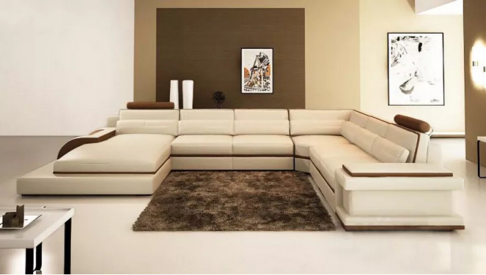 Moderne Wunnlandschaft Ecksofa Sofa Couch Polster Eckgarnitur 2stéckeg.
