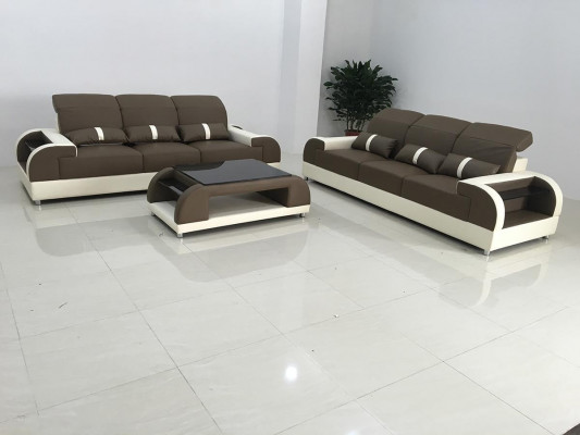 Designer Miwwelen Modern 3+3 Sëtz Sofagarnitur Set Canapé Sëtz Sofa Lieder-Sofa Nei