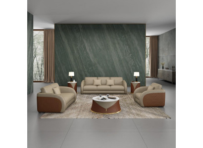 Sofa Sofagarnitur 3 1 Sëtzer Set Design Polster Couche Couch Modern