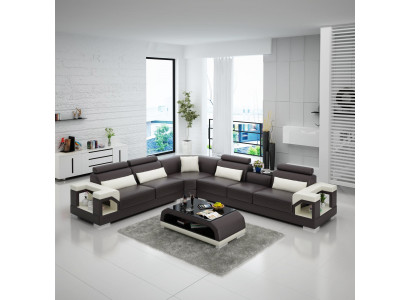 Ledercouch Sofa Couch Polster Wunnlandschaft Designer Ledercouch L Form Garnitur