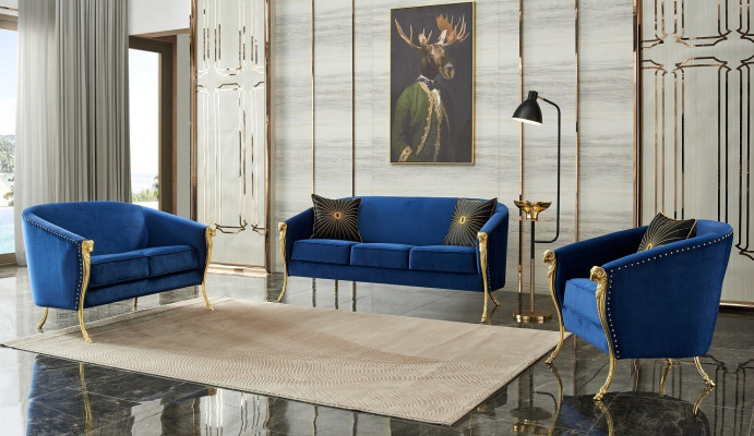 Sofagarnitur 321 Set zum Sëtzen Design Sofae Polster Couchen Textil Relax Modern